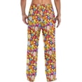 thumbnail image 2 of Top-kevin Soth Devil Plaid Pajama Pants for Men Comfort Sleep Lounge Bottoms Straight-fit with Pockets S-XXL, 2 of 11