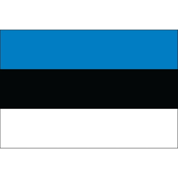 Estonia 3' x 5' Indoor Polyester Flag
