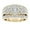 F, variant on CILENON Womens Wedding Bands Couple Rings Gold-Plated Inlaid Zircon Ring Classic Jewelry Rings for Women Sterling Silver Rings for Women Non Tarnish Pinky Ring(I,9)