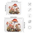 thumbnail image 3 of Mushrooms Dish Drying Mat Microfiber Kitchen Pad Large Counter Absorbent Dish Mats Drainer Rack 18"x24", 3 of 7
