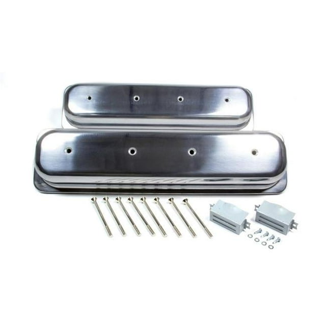 Polished Aluminum Valve Covers Short Small Block Chevy 19871997