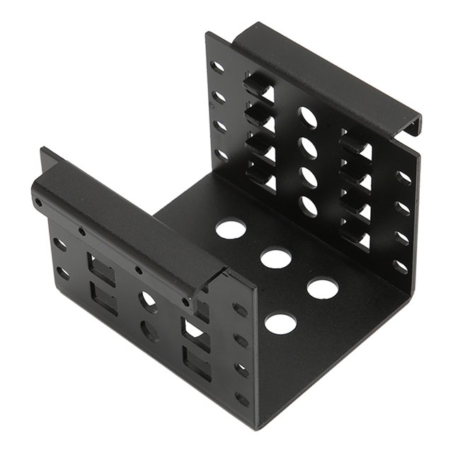 2.5in Hard Drive Rack, Support IDE Space Extension Aluminium Alloy Easy Installation 2.5in HDD Mounting Rack For HDD Black