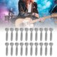thumbnail image 4 of Tornillo De Guitarra Eléctrica, 20 Piezas Tornillos De Montaje De Pastilla De Guitarra Prácticos Rosca Precisa De Metal Resistente Ampliamente Compatible Para Bajo ANGGREK Instrumentos, 4 of 8