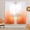 Orange, variant on Bathroom Window Curtains for Shower Set of 2 Panels Black and White Sheer Ombre Short Curtains for Kitchen Bedroom Small Windows, 42 x 45 Inch Length