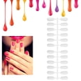 thumbnail image 1 of 240pcs Consejos de Visualización de Color de Gel de Unas Muestras de Práptica Artistas Plegables de Umas Adecuados Plástico Rosa Negro para Profesionales y, 1 of 7