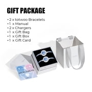 TOTWOO Candy Collection-Long Distance Touch Bracelets for Couples, Vibration & Light up for Love -Pair of Couples Bracelets | Long Distance Relationship Gifts for Girlfriend