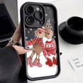 thumbnail image 3 of Funda de teléfono de animales bonitos para iPhone, carcasa a prueba de golpes para iPhone 16 Pro, 13, 11, 12, 14, 15 Pro Max, X, XR, XS, 7, 8 Plus, SE, 2020, 3 of 5