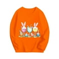 thumbnail image 2 of Lilgiuy Easter Bunny Shirt for Toddler Boys Boys, Cute Eggs Gnome Tractor Long Sleeve Loose Soft Breathable T-Shirts Kids Easter Tees for Daily Wear (Orange,2-3 Years), 2 of 5