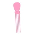 thumbnail image 3 of Peine para masaje del cuero cabelludo, masaje de cabeza, regalo para el hogar, raspado de guasha, cuero cabelludo, viaje, con gua sha, peine gua sha Rosa, 3 of 8