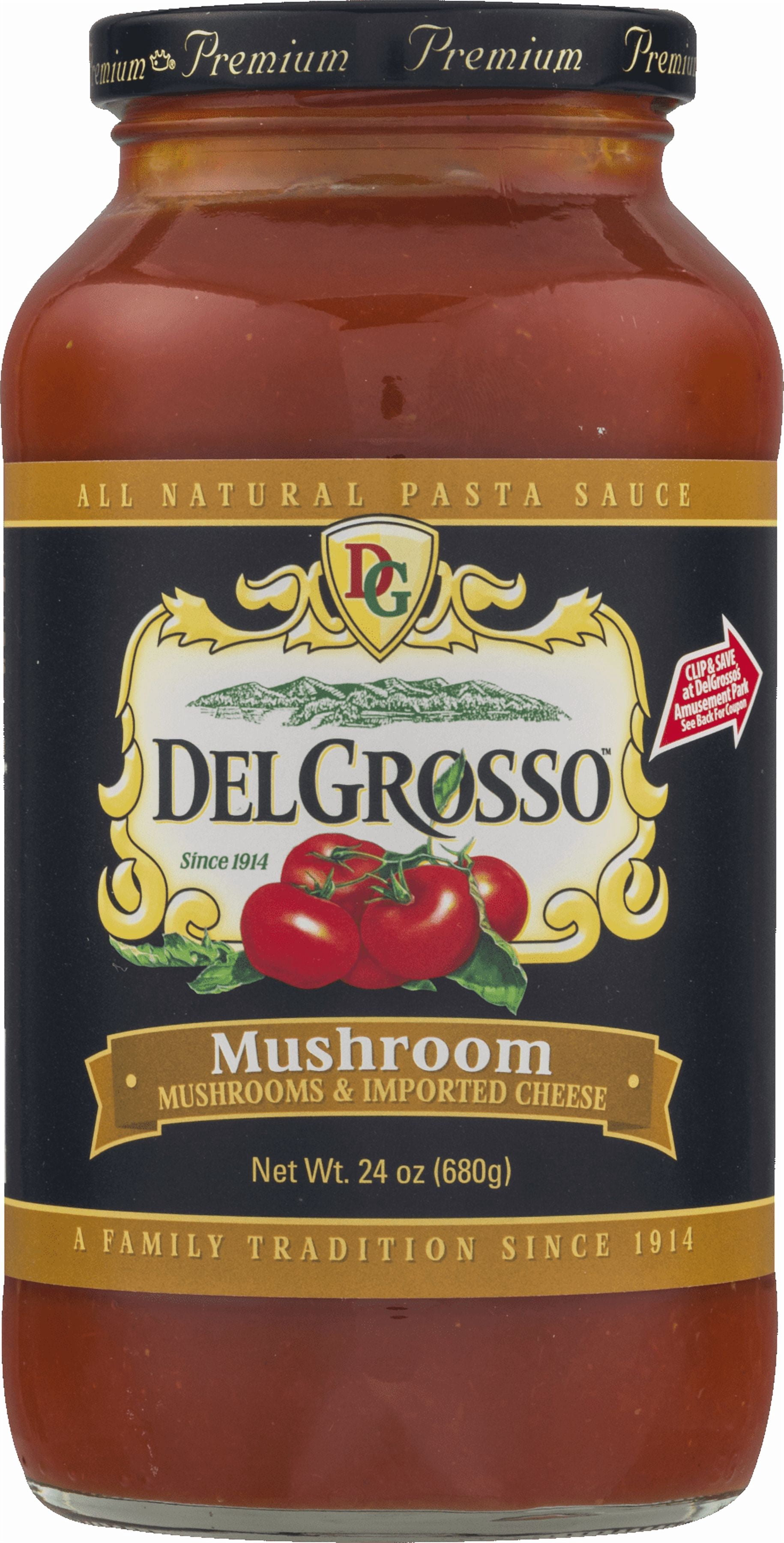 (12 pack) DelGrosso All Natural Pasta Sauce Mushroom