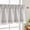 Angora, variant on NICETOWN Linen Valance for Windows, Double Layer Farmhouse Kitchen Valance, Rod Pocket Light Filtering Ventilated Fabric Valance, Sage Green, 52"x18", 1 Panel