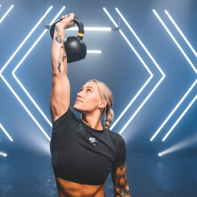Tru Grit Fitness 12 lb Cast Iron Kettlebell Weight