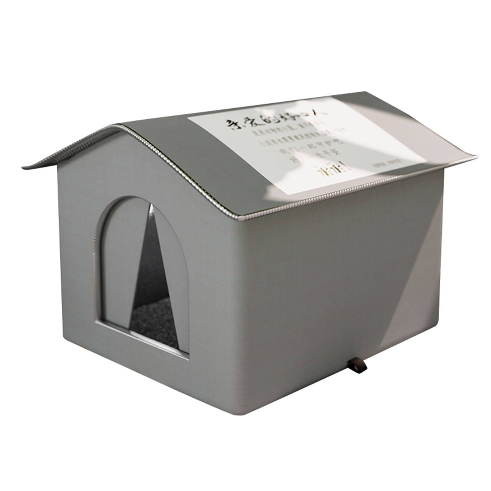 Insulated Outdoor Cat House, Weatherproof Shelter for Feral Cats, Waterproof Roof, Easy Assembly, Warm and Cozy Pet Home