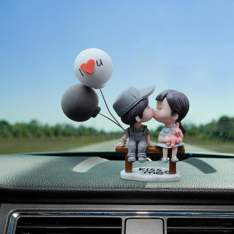  DADHOT Cute Car Decoration Lovely Couple Car