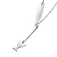 thumbnail image 1 of Collar de Cadena con colgante de botella de vino para Mujer perfecl material Acero inoxidable, 1 of 8