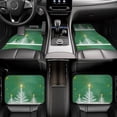 thumbnail image 6 of Sikiie Christmas Green Car Foot Mat Set of 4 Pieces Basics Universal Fit Rubber Carpet Floor Mats For Car SUV Van & Truck, 26.8"L x 17.3"W (Front), 13"L x 17.3"W(Rear), 6 of 6