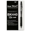 Pentel WOW! Retractable Ballpoint Pen, 1mm, Black Barrel/Ink, Dozen