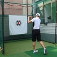 thumbnail image 4 of TABLZONE Foldable White Chipping Net for Golf Swing Practice Indoor Outdoor Sturdy Hitting Cloth, 4 of 8