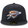 thumbnail image 2 of Men's New Era  Navy Oklahoma City Thunder 2025 NBA Finals Champions Side Patch 59FIFTY Fitted Hat, 2 of 4