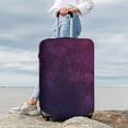 thumbnail image 7 of Gukieu Black Dark Blue Purple Print Suitcase Protective Cover, Elastic Zipper Buckle Suitcase Protective Cover, Suitable for Travel, Business Trip-Small, 7 of 7