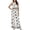 White, variant on Enjoytime Vacation Outfits for Women Printed Travel Casual 2 Piece Sets Crew Neck Sleeveless Tops Wide Leg Pants Matching Set