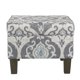 thumbnail image 2 of Otomana de almacenamiento HomePop K7646-A750 de tela azul Suri, 2 of 9