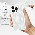 thumbnail image 5 of Case for iPhone 11 Pro Max, Unique Cartoon for Girls TPU Bumper Protective Case for iPhone 11 Pro Max (6.5 inch), White Butterflies, 5 of 5