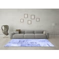 thumbnail image 3 of Ahgly Company Machine Washable Indoor Rectangle Patchwork Blue Transitional Area Rugs, 8' x 12', 3 of 4