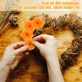 thumbnail image 6 of Spencer 20Pcs Artificial Marigold Flower Heads Petals Silk Cloth Flowers Decorations for Baby Shower Wedding Party Day of the Dead DIY Wreath Garland, 6 of 9