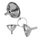thumbnail image 4 of 3Pcs Multifunctional Stainless Steel Funnel Essentail Oil Water Spices Wine Flask Filter Funnel For, 4 of 5