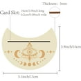 thumbnail image 2 of Wooden Card Stand for Tarot Wood Cards Altar Display Holder Eye of Egypt Witch Divination Tools Majic Ceremonial Wiccan Supplies Dowsing Decor DIY, 2 of 8
