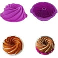 thumbnail image 6 of Silicone Pound Cake Pan,Red Bundt Cake Pan Nonstick,Spiral Baking Pands,Kitchen Baking Molds Best Partner, 6 of 10