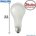 thumbnail image 2 of Philips 150w 120v A-Shape A21 E26 Frost Silicone Rough Service lamp - 2 Bulbs, 2 of 2