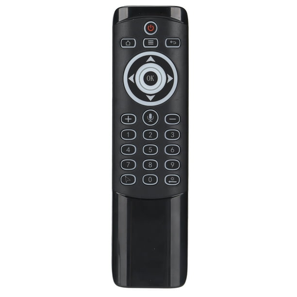 Ratón De Control Remoto, Control De Voz 2,4G Giroscopio Inalámbrico Air Mouse Plug And Play Retroiluminación LED Para TV
