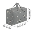 thumbnail image 3 of Deals Qaailabf Extra Large Reusable Storage Bags With Strong Handles & Zippers, Heavy Duty Washable Moving Bag, Closet, Underbed Organizer For Bedding, Blanket, 3 of 5
