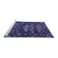 thumbnail image 2 of Ahgly Company Machine Washable Indoor Rectangle Persian Blue Traditional Area Rugs, 2' x 4', 2 of 4