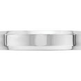 thumbnail image 3 of 14K White Gold 14Kw 5mm Bevel Edge Comfort Fit Band Size 5.5 Made In United States wbec050-5.5, 3 of 5