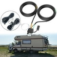 thumbnail image 1 of BUYISI 26Ft 4Pin 5 Wire Trailer Wiring Harness Trailer Light Kit Connector For Rv Boat, 1 of 5