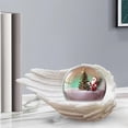 thumbnail image 4 of veasfak Angel Wing Display Stand Crystal Ball Holder Collectibles Rack Decor Sphere Ball White, 4 of 7