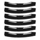 thumbnail image 1 of Banda para sudor de casco Uxcell, (Negro, 6 Pcs), forro de casco de algodón lavable, bandas de sudor reutilizables, adecuadas para - almohadilla de confort para casco de seguridad/casco de soldador, 1 of 6
