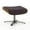 Baja Chocolate, variant on Jennifer Taylor Home Jovan 20.5" Mid-Century Modern Genuine Leather Footstool Ottoman, Cacao Espresso Brown Leather