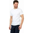 thumbnail image 5 of Wear Sierra Men's T-Shirt,Short Sleeve,Crewneck,Cotton, Soft, White, Pack of 3, Small, 5 of 13