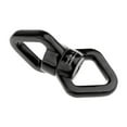 thumbnail image 4 of Greeniant Conector de cuerda giratoria de 360 ​​grados, equipo de montañismo, mosquetón giratorio, accesorio de aro de conexión, Hardware de rescate carpas Negro Greeniant OD002828-04, 4 of 6