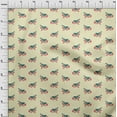 thumbnail image 3 of oneOone Organic Cotton Poplin Twill Fabric Branch & Bird Block Print Sewing Fabric BTY 42 Inch Wide, 3 of 4