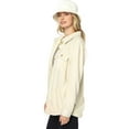 thumbnail image 2 of O'Neill Womens Collins Superfleece Overshirt Stone solid L, 2 of 4
