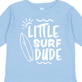 thumbnail image 4 of Inktastic Little Surf Dude with Surfboard Boys Long Sleeve Toddler T-Shirt, 4 of 5