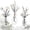 D, variant on 3 Pcs Metal Flowers Wall Arts Metal Vase Wall Art Rustic Farmhouse Decor Bathroom Wall Decor Dining Room Wall Decor Minimalist Decor Housewarming Gifts 13.8x5.9 in