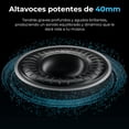 thumbnail image 4 of Audífonos De Diadema Inalámbricos XPOWER Azul con Bluetooth y Botones Multifunción, 4 of 9