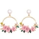 thumbnail image 2 of Sonducket 1 par de pendientes de flores Vintage, pendientes estéticos para novia, joyería de aniversario para Club nocturno, accesorios para regalo, Ropa, zapatos y accesorios Miscelánea Rosado Sonducket AP010620-02, 2 of 6