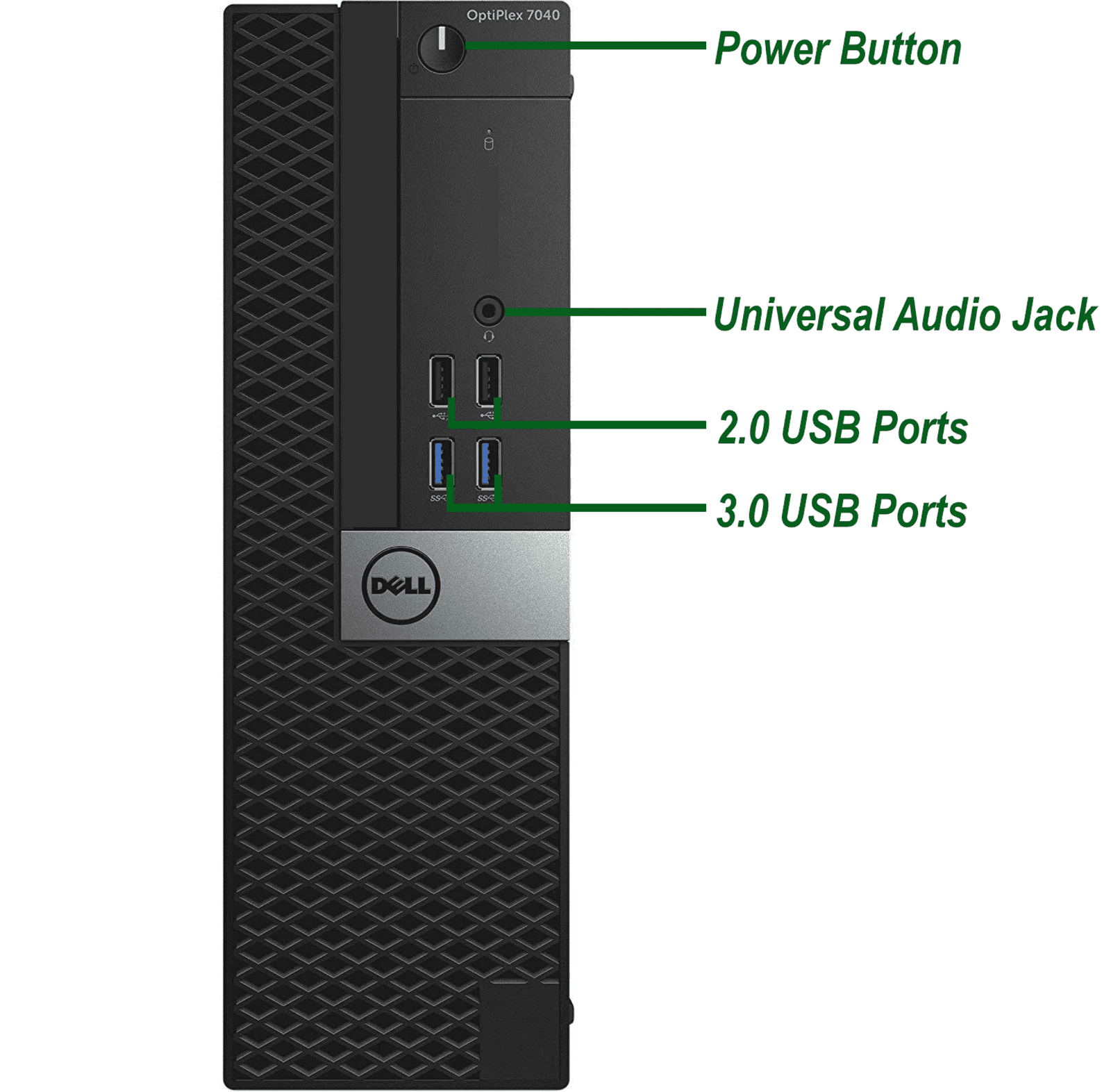 Restored Gaming Dell 7040 SFF Computer Core i5 6th 3.4GHz, 16GB Ram, 2TB HDD, NVIDIA GT 1030, 24" LCD, Keyboard and Mouse, Wi-Fi, Win10 Home Desktop PC (Refurbished)